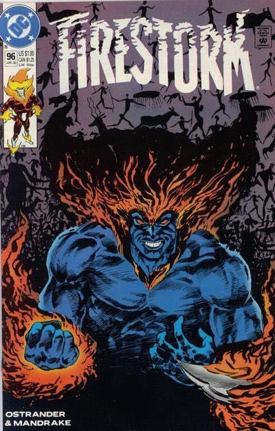 Firestorm, the Nuclear Man, Vol. 2 (1982-1990) Land Of Peril |  Issue#96A | Year:1990 | Series: Firestorm |