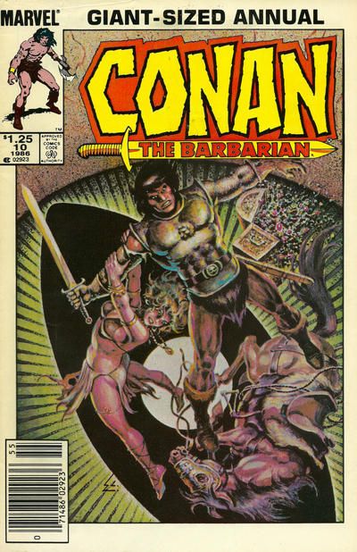 Conan the Barbarian Annual Scorched Earth |  Issue#10B | Year:1985 | Series: Conan | Pub: Marvel Comics