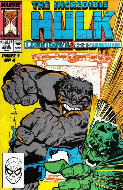 The Incredible Hulk, Vol. 1 Countdown, Abomination |  Issue#364A | Year:1989 | Series: Hulk |