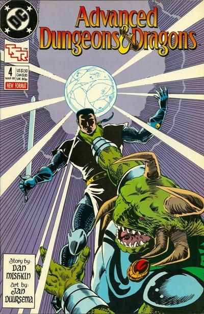 Advanced Dungeons & Dragons Sorcerer's Moon |  Issue#4A | Year:1989 | Series: TSR | Pub: DC Comics |