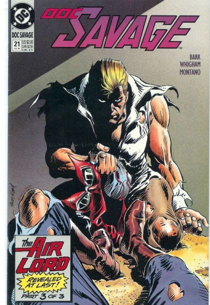 Doc Savage, Vol. 2 The Air Lord, Part 3: Death In The Heart Of Texas |  Issue#21 | Year:1990 | Series: Doc Savage | Pub: DC Comics |