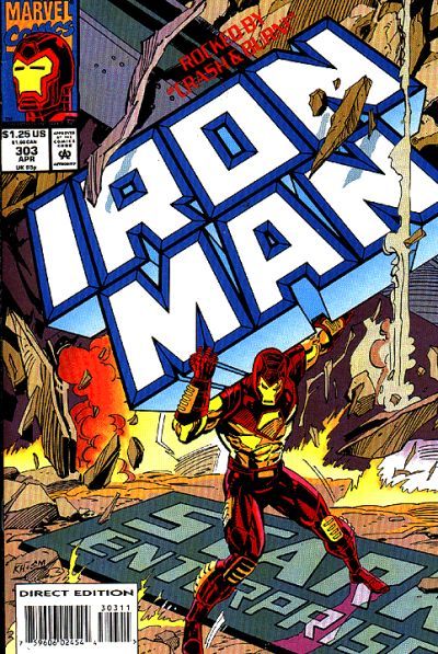 Iron Man, Vol. 1 Crash & Burn, Kids These Days |  Issue#303A | Year:1994 | Series: Iron Man | Pub: Marvel Comics