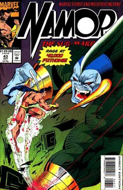 Namor, The Sub-Mariner Rage At 40,000 Fathoms |  Issue#43 | Year:1993 | Series: Sub-Mariner |