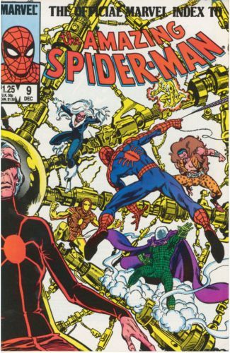 The Official Marvel Index To The Amazing Spider-Man  |  Issue#9 | Year:1985 | Series: Spider-Man | Pub: Marvel Comics