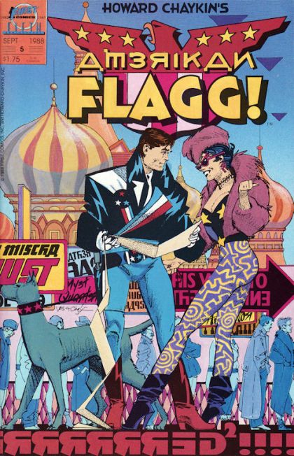 American Flagg!, Vol. 2 Red Highlights and Permanent Waves, Part 1 |  Issue#5 | Year:1988 | Series:  | Pub: First Comics |