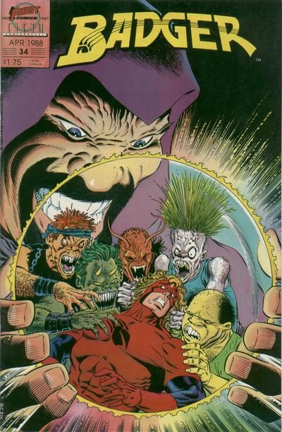 Badger, Vol. 1 Underdog |  Issue#34 | Year:1988 | Series:  | Pub: First Comics