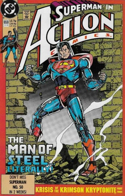Action Comics, Vol. 1 Part 3: Breakout |  Issue#659A | Year:1990 | Series:  | Pub: DC Comics