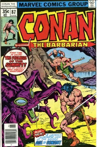 Conan the Barbarian, Vol. 1 Demons At The Summit!; The Hyborian Age |  Issue#87 | Year:1978 | Series: Conan |