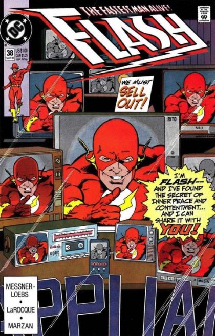 Flash, Vol. 2 Running on the Edge |  Issue#38A | Year:1990 | Series: Flash | Pub: DC Comics