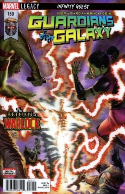 Guardians of the Galaxy, Vol. 4 Don't Fear The Reaper |  Issue#150A | Year:2018 | Series: Guardians of the Galaxy | Pub: Marvel Comics | Regular Alex Ross 3D Lenticular Cover