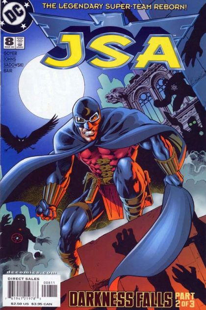 JSA Darkness Falls, Part 2: Shadowland |  Issue#8A | Year:2000 | Series: JSA | Pub: DC Comics