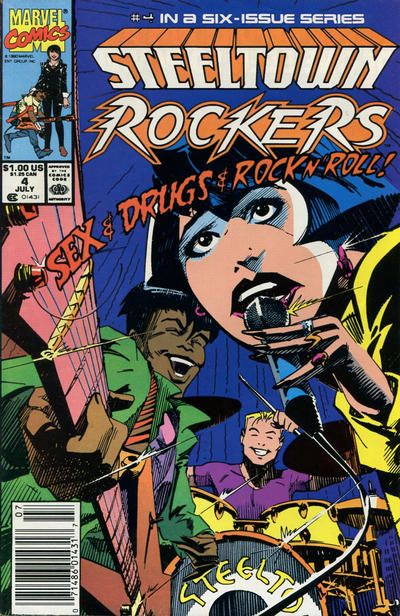 Steeltown Rockers Johnny Angel |  Issue#4B | Year:1990 | Series:  | Pub: Marvel Comics