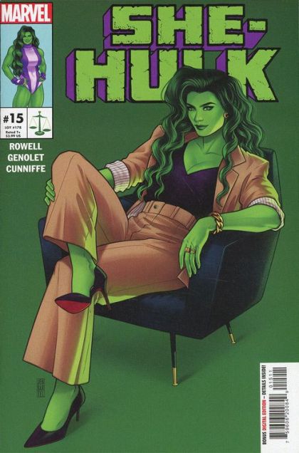 She-Hulk, Vol. 4 Girl Can't Help It, Girl Can't Help It Part 5 |  Issue#15A | Year:2023 | Series:  | Pub: Marvel Comics | Jen Bartel Regular