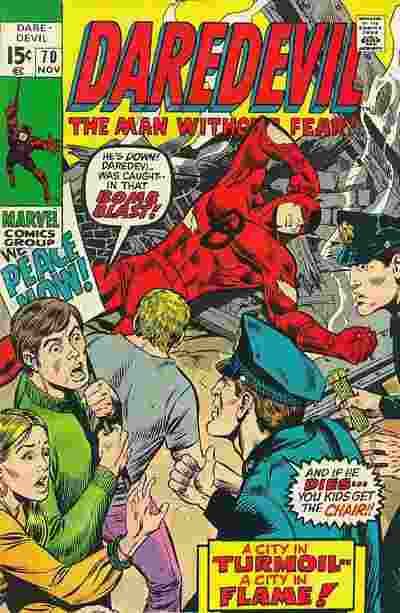 Daredevil, Vol. 1 The Tribune |  Issue#70A | Year:1970 | Series: Daredevil | Pub: Marvel Comics |