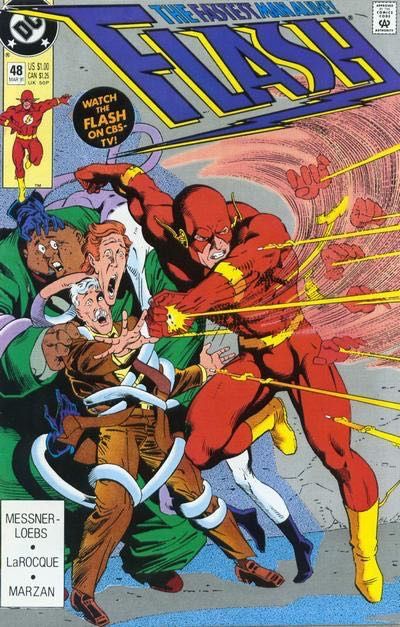Flash, Vol. 2 Persistence of Vision |  Issue#48A | Year:1991 | Series: Flash | Pub: DC Comics