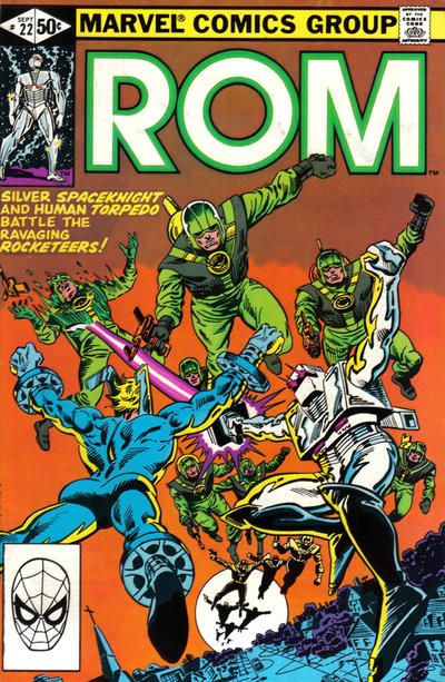 ROM, Vol. 1 (Marvel) Great Rocketeer Revival / The Body Snatcher! |  Issue#22A | Year:1981 | Series:  | Pub: Marvel Comics |