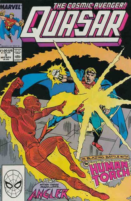 Quasar Angles Not Found in Nature |  Issue#3A | Year:1989 | Series: Quasar | Pub: Marvel Comics |