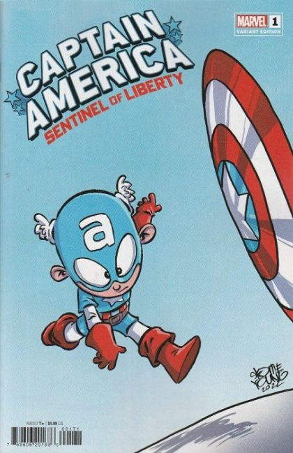 Captain America: Sentinel of Liberty, Vol. 2  |  Issue#1G | Year:2022 | Series:  | Pub: Marvel Comics | Skottie Young Cover