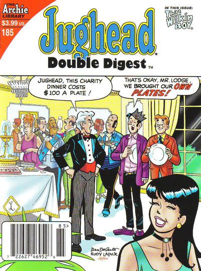 Jughead's Double Digest  |  Issue#185B | Year:2012 | Series: Double Digest | Pub: Archie Comic Publications