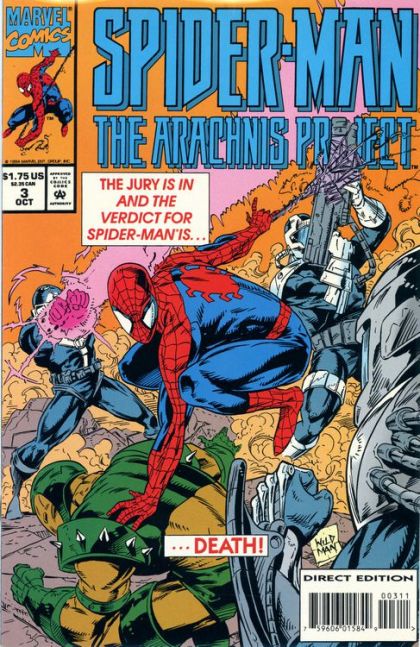 Spider-Man: The Arachnis Project The Arachnis Project: Part Three |  Issue#3A | Year:1994 | Series: Spider-Man | Pub: Marvel Comics