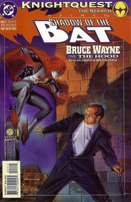 Batman: Shadow of the Bat Knightquest: The Search - Bruce Wayne, Part 1: The Hood |  Issue#21A | Year:1993 | Series: Batman | Pub: DC Comics