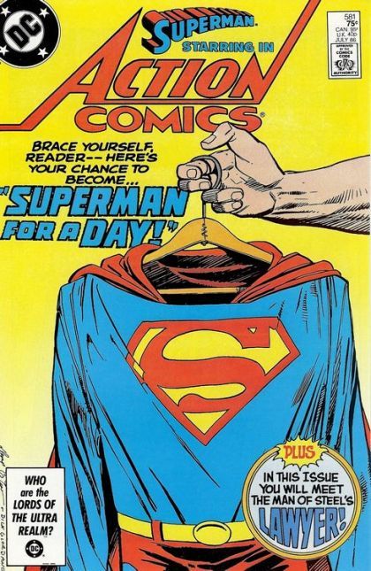 Action Comics, Vol. 1 Superman for a Day! / Even Superman Needs a Lawyer! |  Issue#581A | Year:1986 | Series:  | Direct Edition