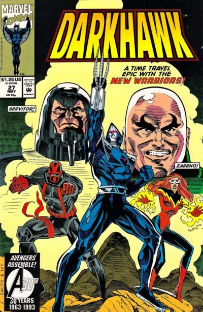 Darkhawk, Vol. 1 Shattered Fates, Part 2: The Future Is Prologue |  Issue#27A | Year:1993 | Series: Darkhawk |