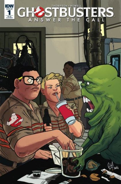 Ghostbusters: Answer The Call  |  Issue#1D | Year:2017 | Series:  | Pub: IDW Publishing | Incentive Elsa Charretier Variant Cover