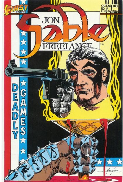 Jon Sable, Freelance Deadly Games part 1 |  Issue#17 | Year:1984 | Series: Jon Sable | Pub: First Comics