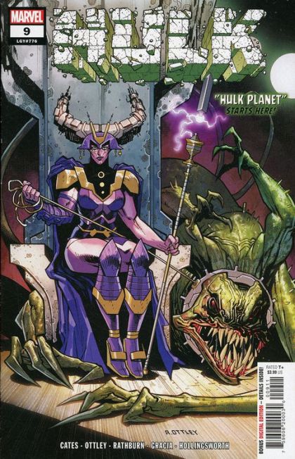Hulk, Vol. 4 Hulk Planet, Part One |  Issue#9A | Year:2022 | Series: Hulk | Pub: Marvel Comics | Regular Ryan Ottley Cover