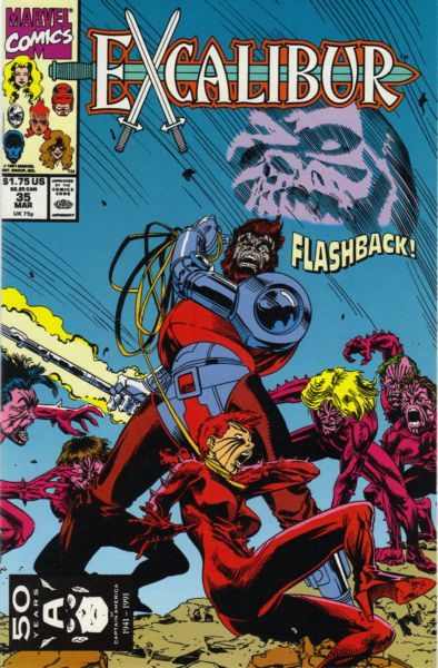 Excalibur, Vol. 1 Heartbreaker |  Issue#35A | Year:1991 | Series: Excalibur | Pub: Marvel Comics |