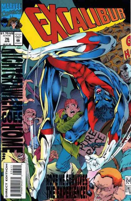 Excalibur, Vol. 1 Dog Years |  Issue#76A | Year:1994 | Series: Excalibur | Pub: Marvel Comics