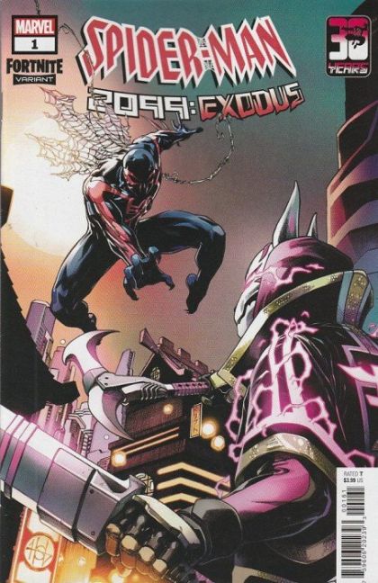 Spider-Man 2099: Exodus  |  Issue#1F | Year:2022 | Series:  | Pub: Marvel Comics | Creees Lee Fortnite Cover