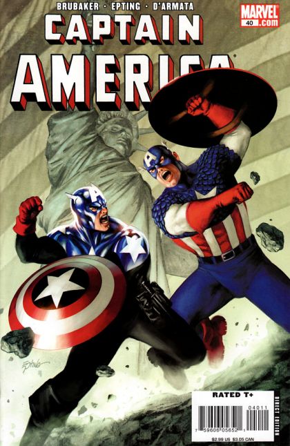 Captain America, Vol. 5 The Man Who Bought America, Part Four |  Issue#40A | Year:2008 | Series: Captain America | Pub: Marvel Comics