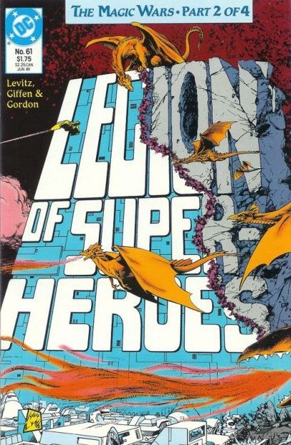 Legion of Super-Heroes, Vol. 3 The Magic Wars, Part 2: Will Magic Or Science Prevails? |  Issue#61 | Year:1989 | Series: Legion of Super-Heroes | Pub: DC Comics |