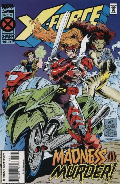 X-Force, Vol. 1 Holding On |  Issue#40A | Year:1994 | Series: X-Force |  Direct Deluxe Edition