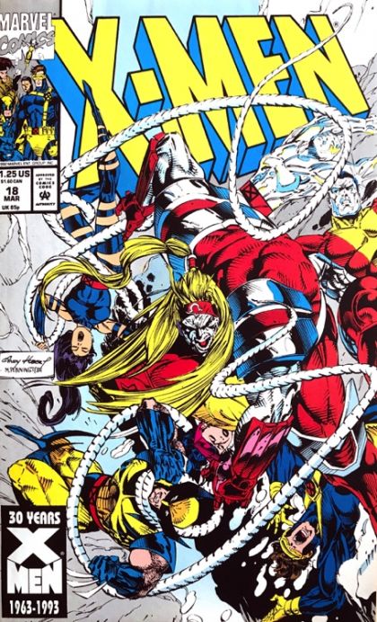 X-Men, Vol. 1 A Skinning of Souls, Part 2: The Crops Mature |  Issue#18A | Year:1993 | Series: X-Men | Pub: Marvel Comics
