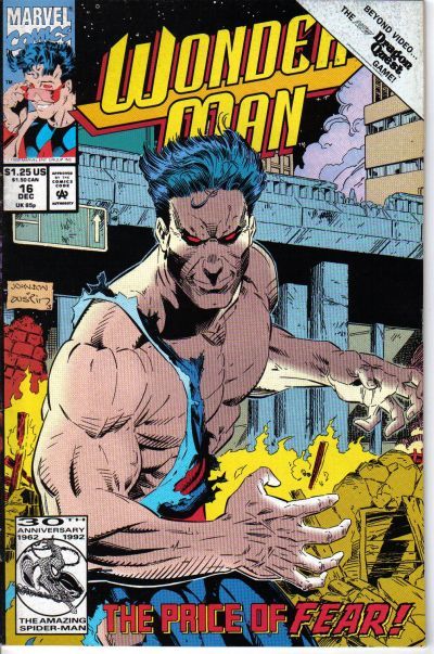 Wonder Man, Vol. 2 Powderkeg |  Issue#16A | Year:1992 | Series: Wonder Man |