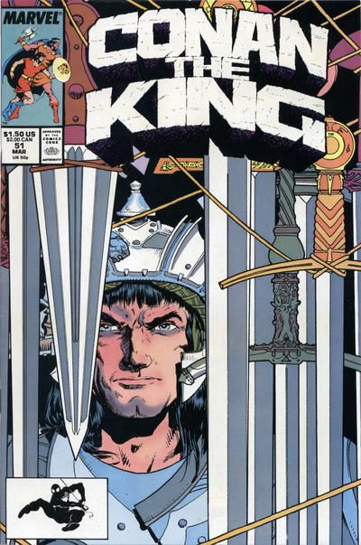 King Conan / Conan the King Night Justice / Conn, Son Of The Barbarian King |  Issue#51A | Year:1989 | Series: Conan | Pub: Marvel Comics |