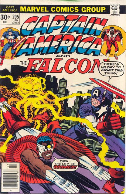 Captain America, Vol. 1 Agron Walks the Earth! |  Issue#205A | Year:1977 | Series: Captain America |