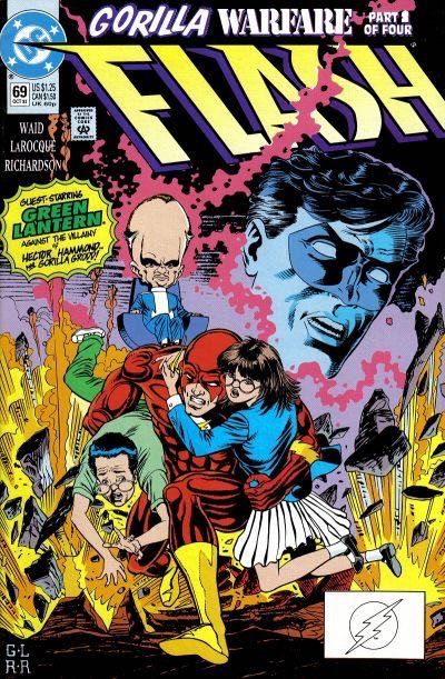 Flash, Vol. 2 Gorilla Warfare - Chapter 2: Life in the Fast Lane |  Issue#69A | Year:1992 | Series: Flash | Pub: DC Comics