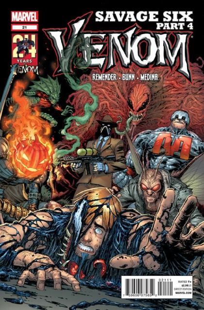 Venom, Vol. 2 Savage Six, Part 4: Best Laid Plans... |  Issue#21A | Year:2012 | Series: Venom | Pub: Marvel Comics | Tony Moore Regular