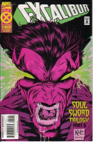 Excalibur, Vol. 1 Soul Sword Trilogy, Part 2: Dark Adapted Eye |  Issue#84A | Year:1994 | Series: Excalibur | Pub: Marvel Comics