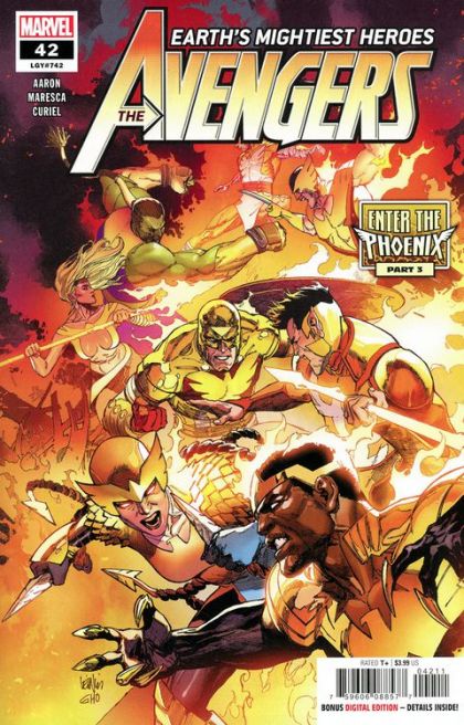 Avengers, Vol. 8 Enter the Phoenix, Part Three: Be Like Fire |  Issue#42A | Year:2021 | Series: Avengers | Pub: Marvel Comics
