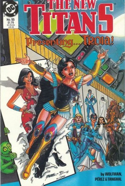 The New Titans Transitions |  Issue#55 | Year:1989 | Series: Teen Titans | Pub: DC Comics |