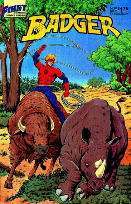 Badger, Vol. 1 Buffalo |  Issue#17 | Year:1986 | Series:  | Pub: First Comics