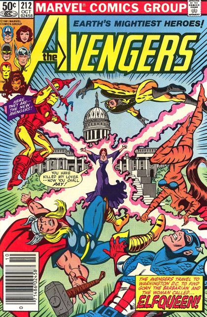 The Avengers  |  Issue#212B | Year:1981 | Series: Avengers | Pub: Marvel Comics | Newsstand Edition