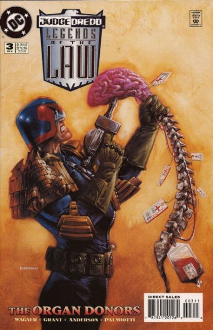Judge Dredd: Legends of the Law The Organ Donors, Part Three: The Charnel Pit |  Issue#3 | Year:1995 | Series: Judge Dredd | Pub: DC Comics