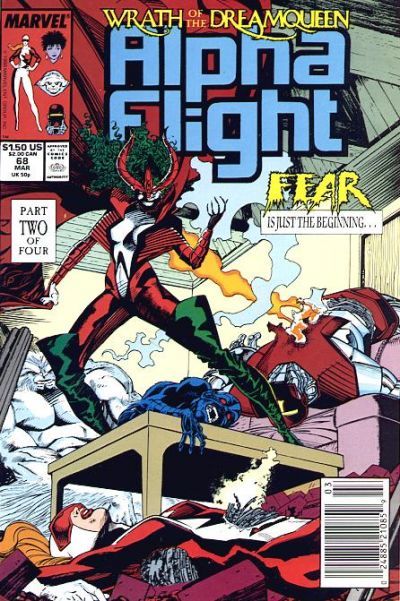 Alpha Flight, Vol. 1 Wrath of the Dreamqueen, Part 2: All That We Are... |  Issue#68A | Year:1989 | Series: Alpha Flight |