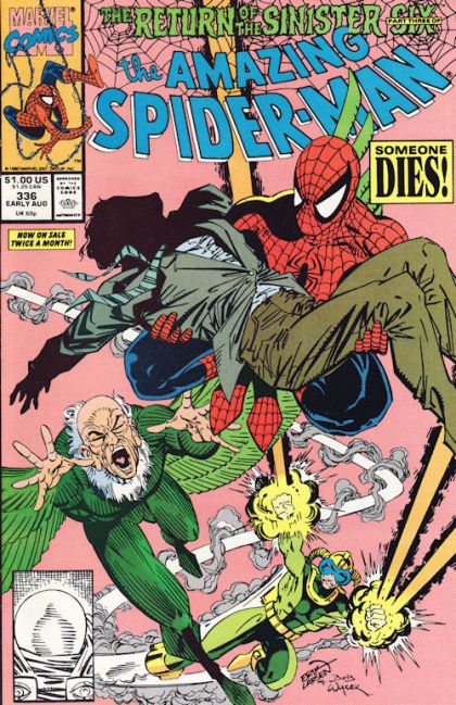 The Amazing Spider-Man, Vol. 1 The Return of the Sinister Six, Part 3: The Wagers of Sin |  Issue#336A | Year:1990 | Series: Spider-Man |